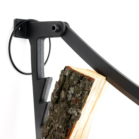 Wall-mounted Kindling Splitter