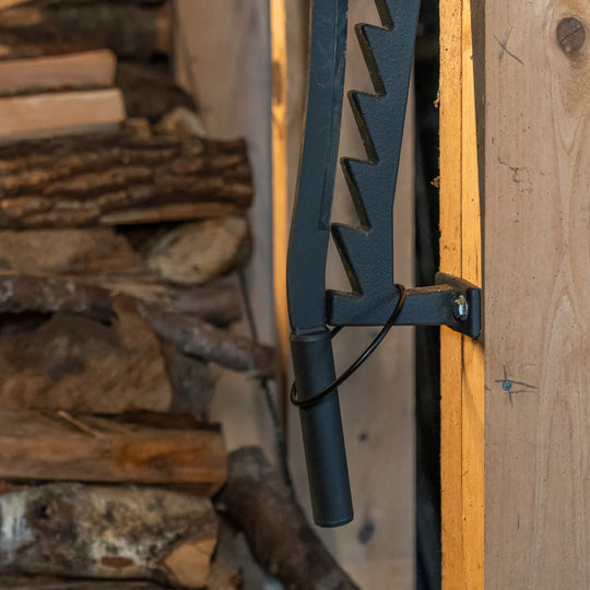 Wall-mounted Kindling Splitter