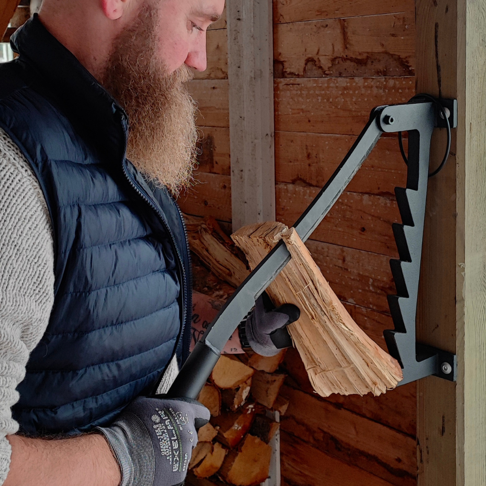 Wall-mounted Wood Splitter - Skip the axe! – Viking Fire Tools