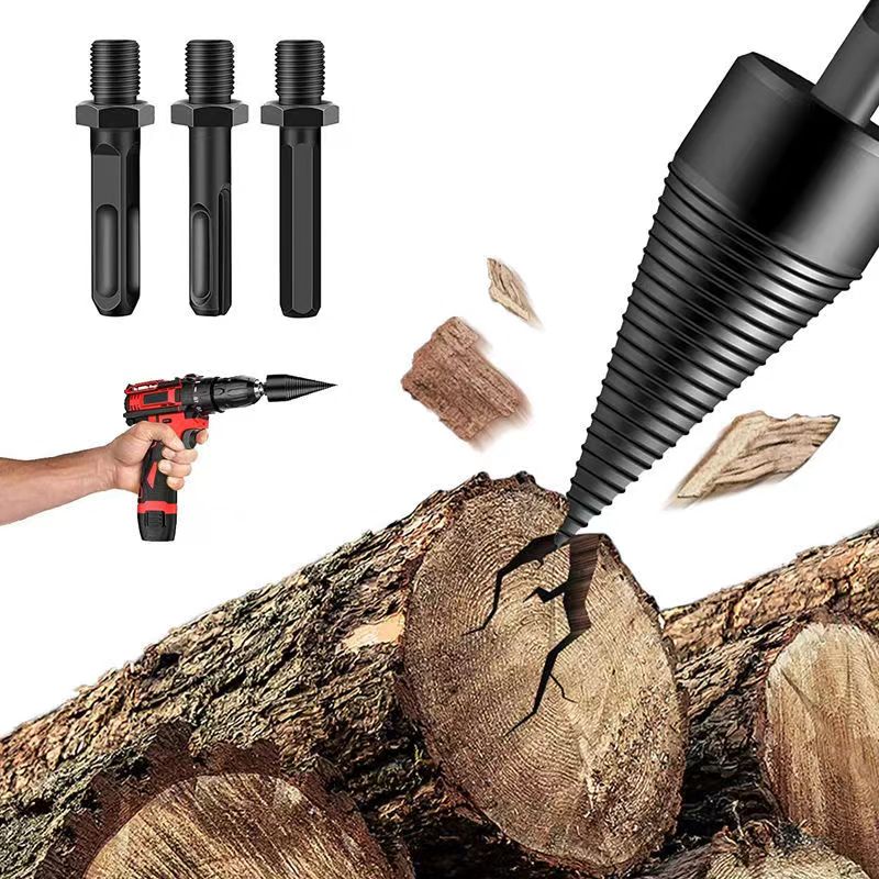 Wood Splitting Drill - Efficient and Safe Wood Splitting!